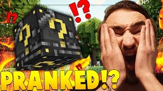 GOD MODE PRANK SKYWARS LUCKY BLOCK CHALLENGE Minecraft  Lucky Block Mod  JeromeASF [upl. by Aikyt]