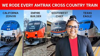 We Rode Every Amtrak Cross Country Sleeper Train  How Do They Compare [upl. by Davie353]