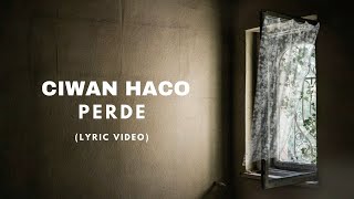 Ciwan Haco  Perde Lyric Video [upl. by Kalle]