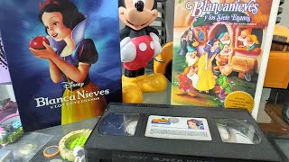 Unboxing Blancanieves y los siete enanos dvd y vhs Ciclo Disney 100 años [upl. by Soirtemed]