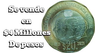 Se Vende en 4 Millones de PesosMonedas de MèxicoMonedas MexicanasNumismatica [upl. by Ittam494]