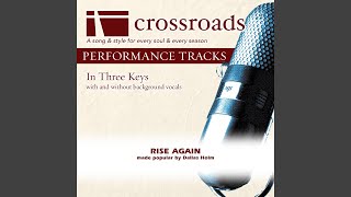 Rise Again Performance Track Original with Background Vocals in C [upl. by Salkin]