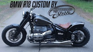 Custom BMW R18 Build by Engineered To Slide [upl. by Egroej546]