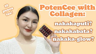 POTENCEE WITH COLLAGEN TOTOO BANG NAKAKAPUTI NAKAKABATA AT NAKAKAGLOW  Pinay Pharmacist [upl. by Ainud329]