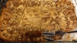 Caramel Apple Crumb Cake 3 WW Points per Slice  OMG GOOD Easy [upl. by Burd]