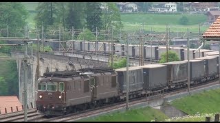 ★ BLS Re 44 Re 425 161  195 alle Lokomotiven every locomotive 2006  2012 [upl. by Ydorb]