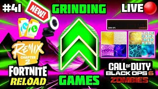 NEW FACECAM  Hitting Prestige 3 amp Grinding Camos In BO6 amp Fortnite Remix Reload  Live Stream [upl. by Newby]