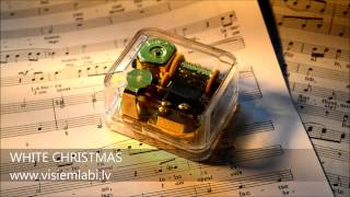 WHITE CHRISTMAS Sankyo Music box  Mūzikas lādīte [upl. by Pepita501]