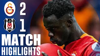 GALATASARAY vs BESIKTAS 2 1  Turkey SüperLig Highlights  29102024 [upl. by Htidirem]