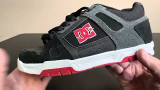 DC Mens Stag Low Top Skate Shoe Review [upl. by Arvie190]