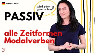 🇩🇪PASSIV alle Formen und FunktionenWie macht man einen Passivsatz aus einem Aktivsatz [upl. by Emsmus]