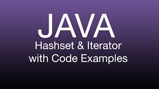 Java made Simple HashSet Tutorial [upl. by Amalea]