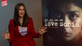 LOVE SONIA  Mrunal Thakur interview  HOT CORN [upl. by Halyhs]