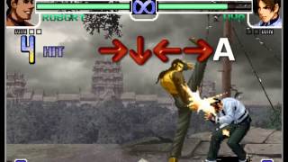 KOF 2002 Combos de Robert Paso a Paso [upl. by Rabbi]