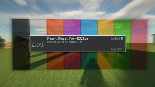 Clear And Connected Glass Texture Pack For Minecraft Pe 118 Connected Glass Texture Pack Mcpe 118 [upl. by Fagaly]