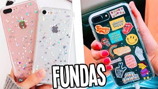 HAZ LAS MEJORES FUNDAS PARA TU CELULAR ❤️6 IDEAS  Tutoriales Belen [upl. by Shute]