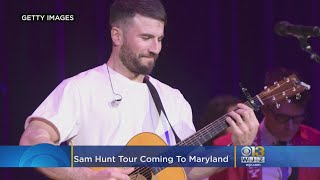 Sam Hunt Tour To Stop By Maryland [upl. by Htebazila]