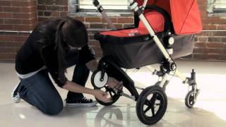 bugaboo cameleon demo  stroll with two wheeled board [upl. by Ahsi]