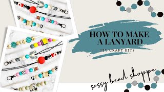 HOW TO MAKE A LANYARD  TUTORIAL [upl. by Beryle166]