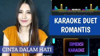 CINTA DALAM HATI  Ungu Duet Karaoke Smule Pop Dangdut Cover Artis andina [upl. by Sidonius561]