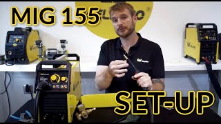 Weldpro MIG 155 Part 2  Set Up [upl. by Blase]