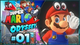 Super Mario Odyssey  Cap Kingdom 100 Walkthrough Part 1 [upl. by Carlo925]