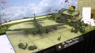 B17 Model Diorama at IPMS 2014 Nationals in Hampton Virginia 8914 [upl. by Henrion]