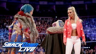 Asuka crashes Carmellas Royal Mellabration SmackDown LIVE May 15 2018 [upl. by Geithner]