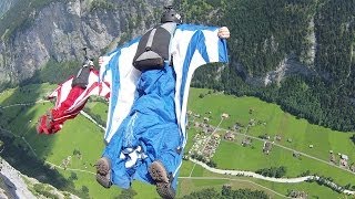 Wingsuit BASE Jumping  Livn 3  Brad Perkins DBC [upl. by Nyliram997]