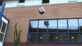 Throwing a TV from a hotel Window [upl. by Speroni664]