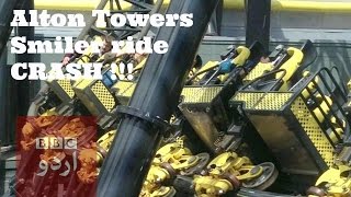 Alton Towers Smiler crash Four seriously hurt [upl. by Auehsoj]