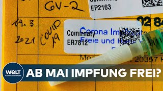 CORONAPANDEMIE Die Impfpriorisierung könnte bereits im Mai fallen I WELT News [upl. by Algernon]