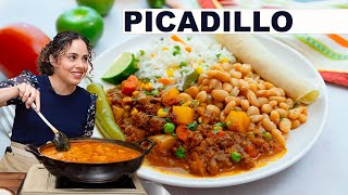 Mexican Picadillo Ground Beef Recipes [upl. by Nawiat21]