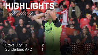 Defeat At Stoke City  Stoke City 2  1 Sunderland AFC  EFL Championship Highlights [upl. by Ordnas350]