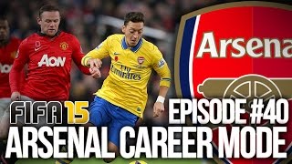 FIFA 15 ARSENAL CAREER MODE 40  CL QUARTER FINALS [upl. by Haneehs]