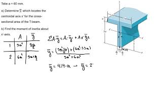 Centroid and Moment of Inertia  Exercise 3 [upl. by Jehial]