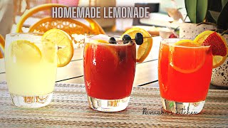 3 Easy Homemade Lemonade Recipes [upl. by Rettke]