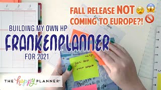 I made my own The Happy Planner 2021 👷✂️ Frankenplanner  solution to NO FALL RELEASE in Europe 😭 [upl. by Drusus206]