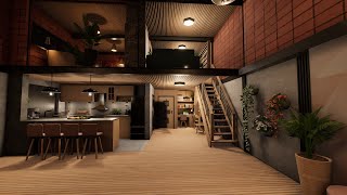 House Flipper 2 Story Mode Tour of Bohemian Apartment Renovation [upl. by Gebhardt]