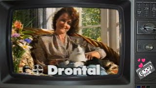 Drontal All Wormer For Cats Pill Applicator Commercial 1991 [upl. by Essile871]