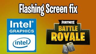 FLASHING SCREEN FIX  INTEL HD GRAPHICS [upl. by Aicena]