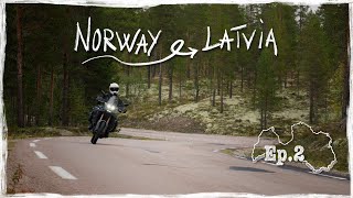 Continue my Trip into Sweden  Ep02 Norway to Latvia [upl. by Arutnev508]