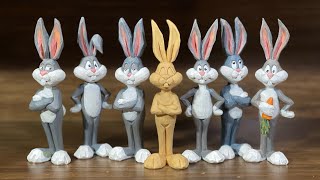 우드카빙목각인형 조각하기벅스바니 WoodcarvingCarve a Bugs Bunny [upl. by Ralina]