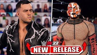 WWE 2K22 All New Male Superstars Entrances amp Major Releases [upl. by Ellenohs]