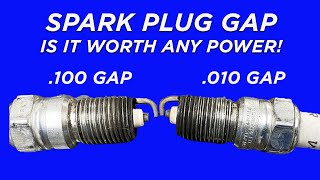 JUNKYARD LS PLUG GAP TEST DOES MORE GAP EQUAL MORE POWER HOW MUCH SHOULD I RUN 010 VS 100 GAP [upl. by Asilam392]