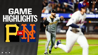 Pirates vs Mets Game Highlights 41524  MLB Highlights [upl. by Eiramanna]