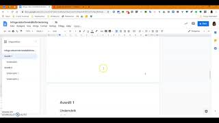 Sidnummer  innehållsförteckning i Docs [upl. by Gairc]