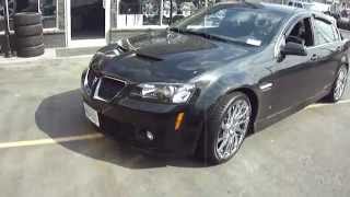 HILLYARD CUSTOM RIMampTIRE PONTIAC G8 RIDING ON 20 INCH CHROME RIMS [upl. by Ara]