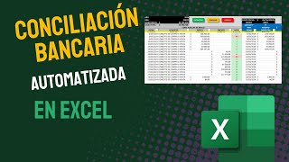 CONCILIACIÓN BANCARIA AUTOMATIZADA  EXCEL [upl. by Mercy]