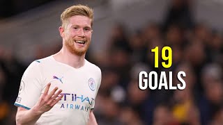 Kevin De Bruyne  All 19 Goals for Manchester City 202122  HD [upl. by Annadroj]